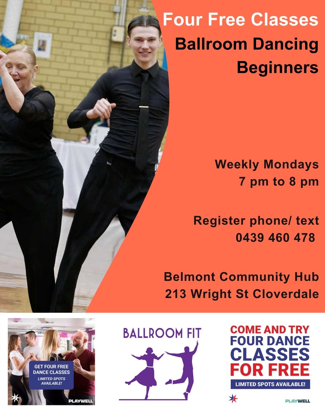 Four Free Dance Classes Belmont 
