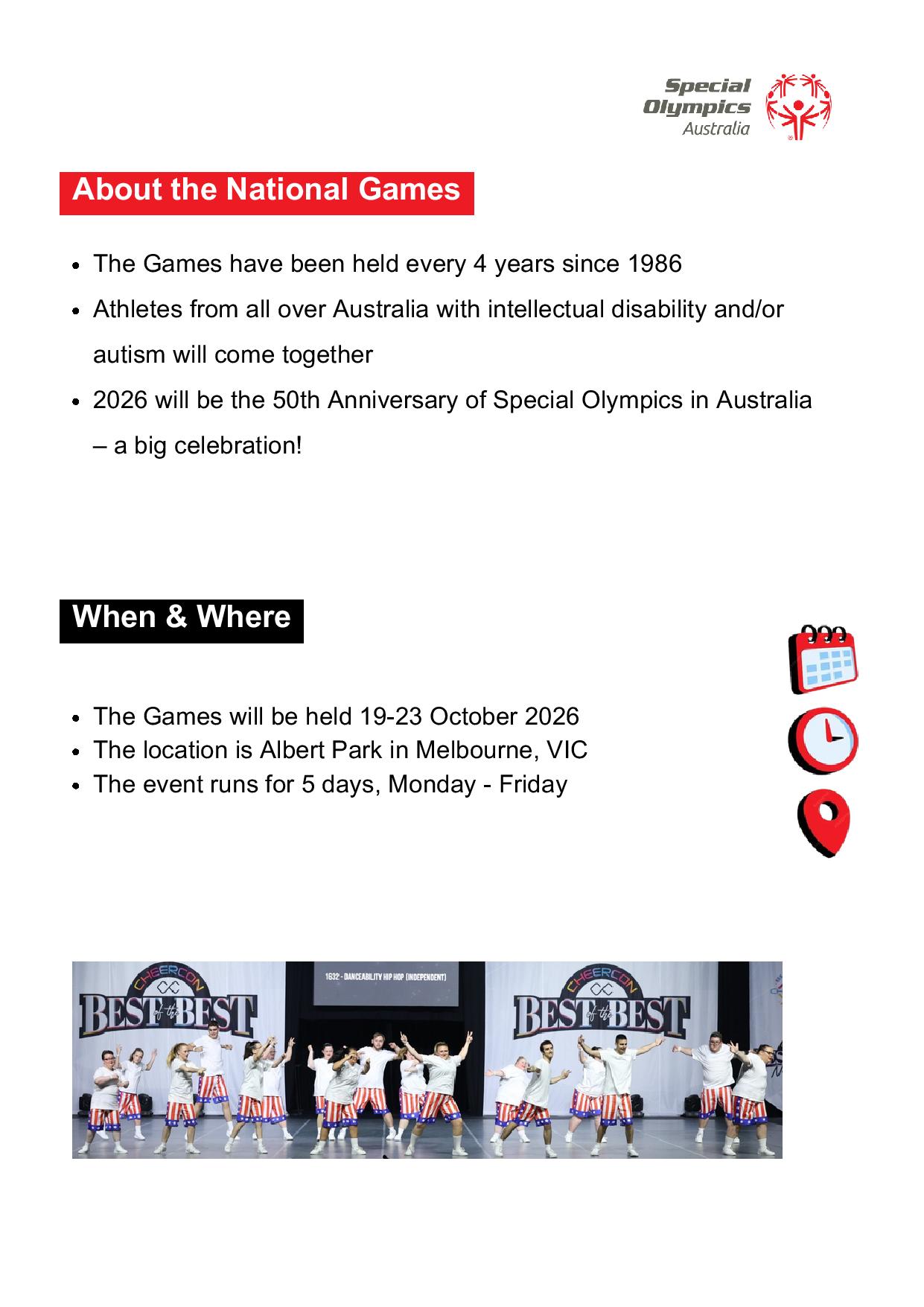 2026 Special Olympics National Games Dance Easy Read page 2