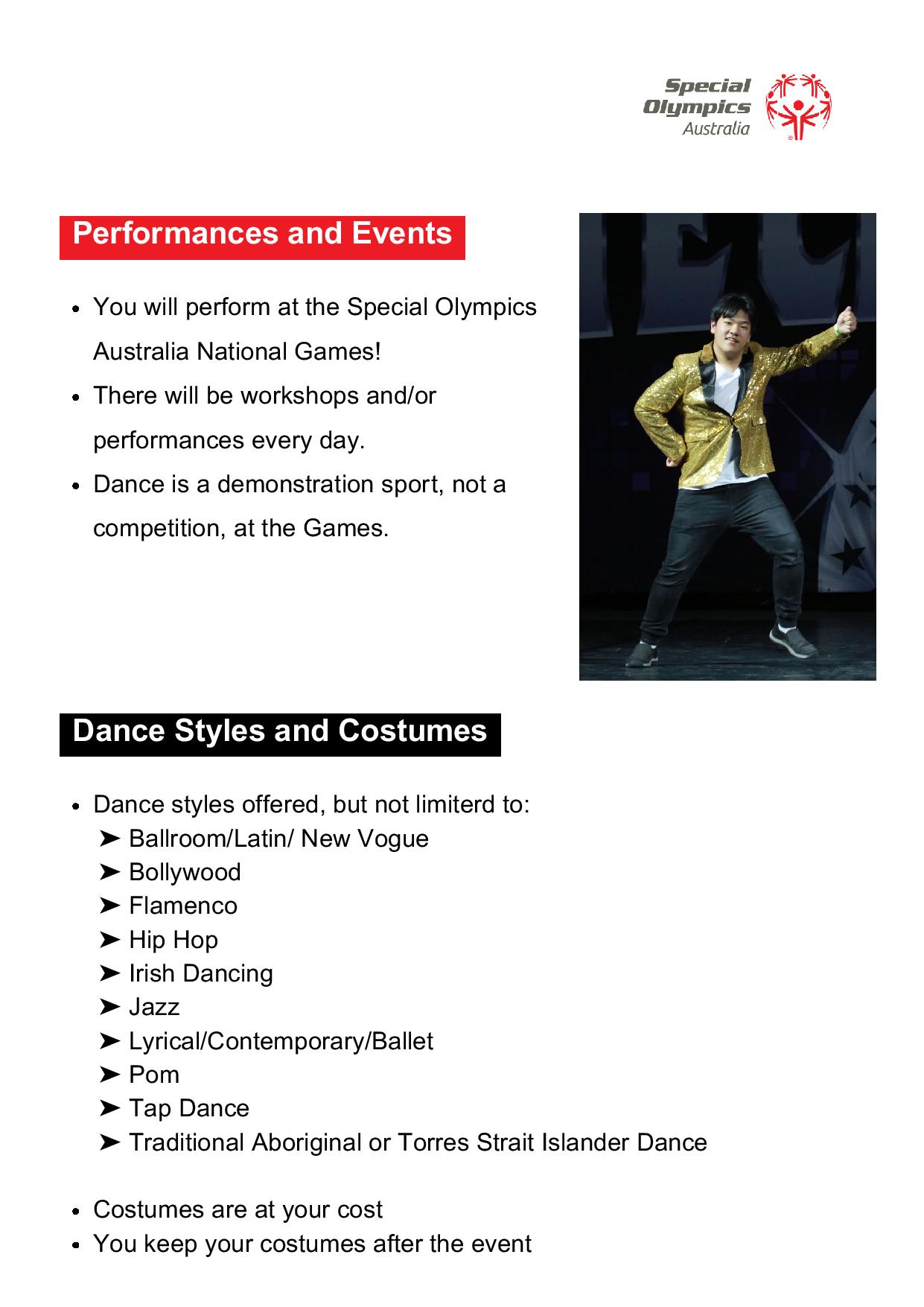 2026 Special Olympics National Games Dance Easy Read page 4