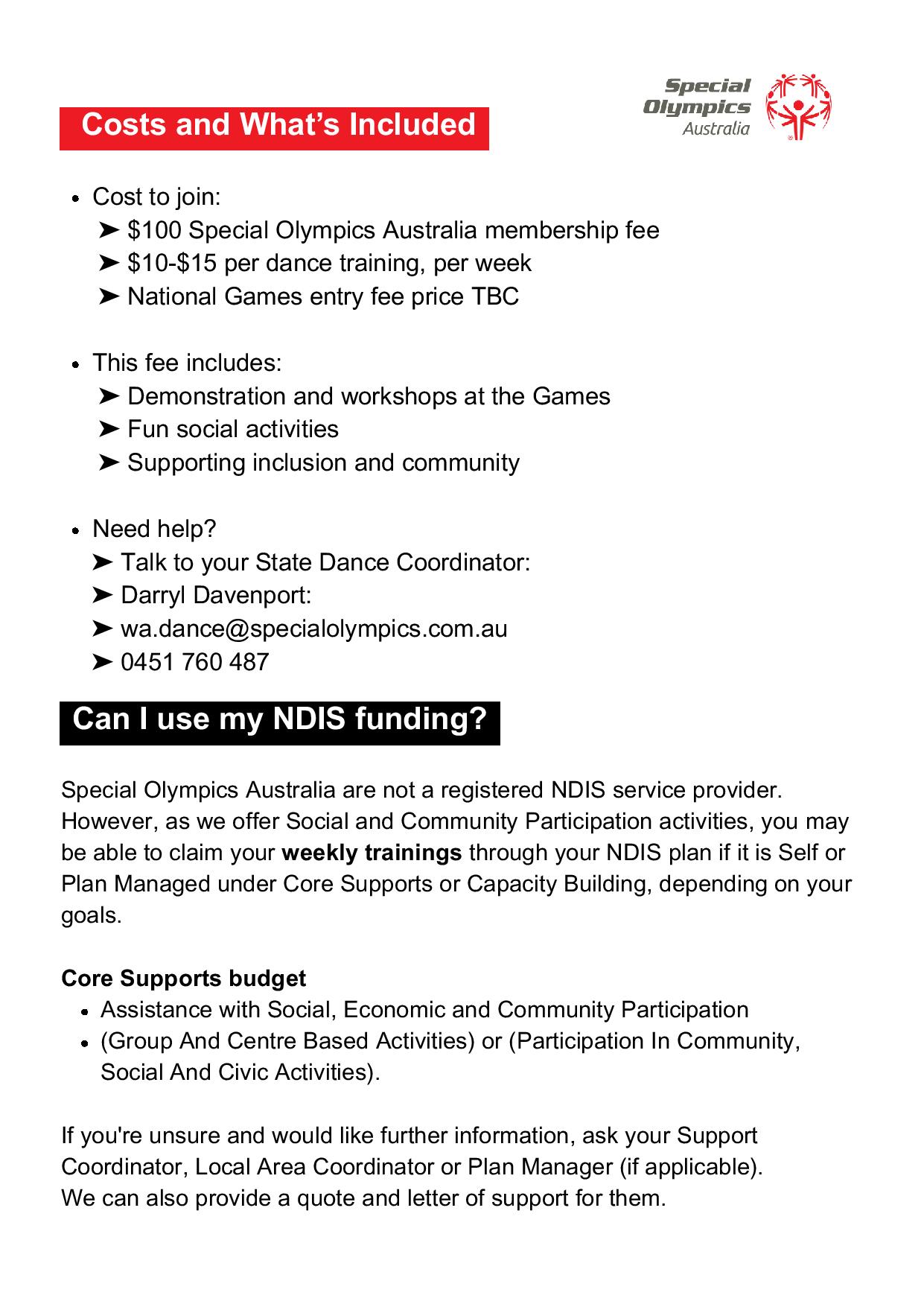 2026 Special Olympics National Games Dance Easy Read page 5