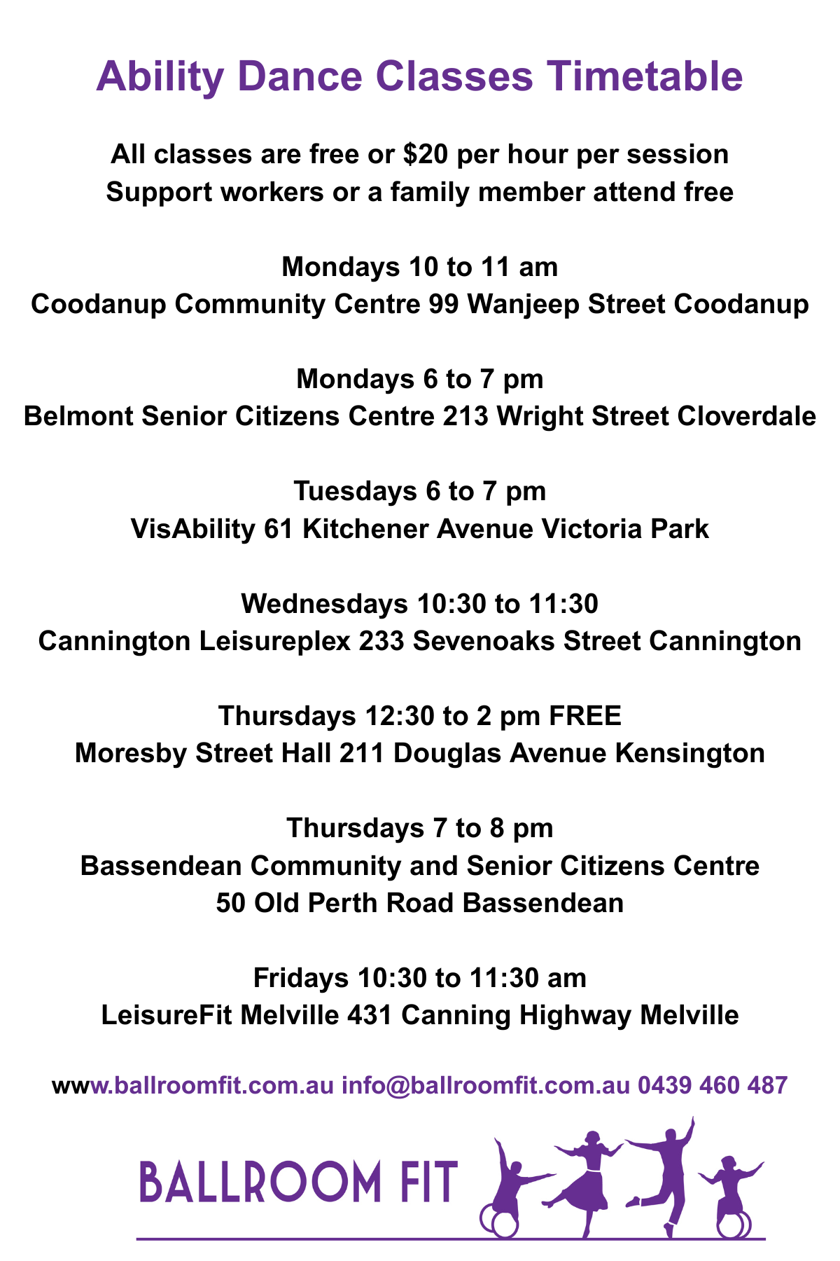 All Ballroom Fit Ability Dance Classes