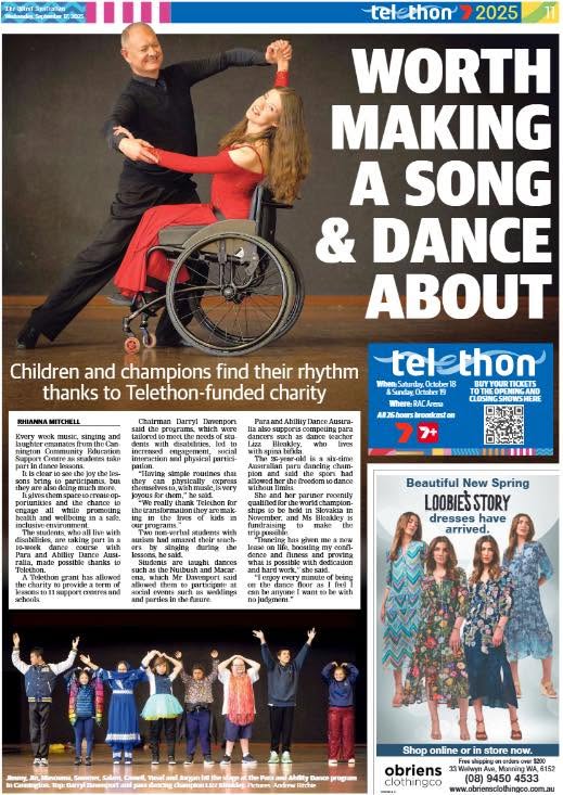 Telethon Para and Ability Dance Class